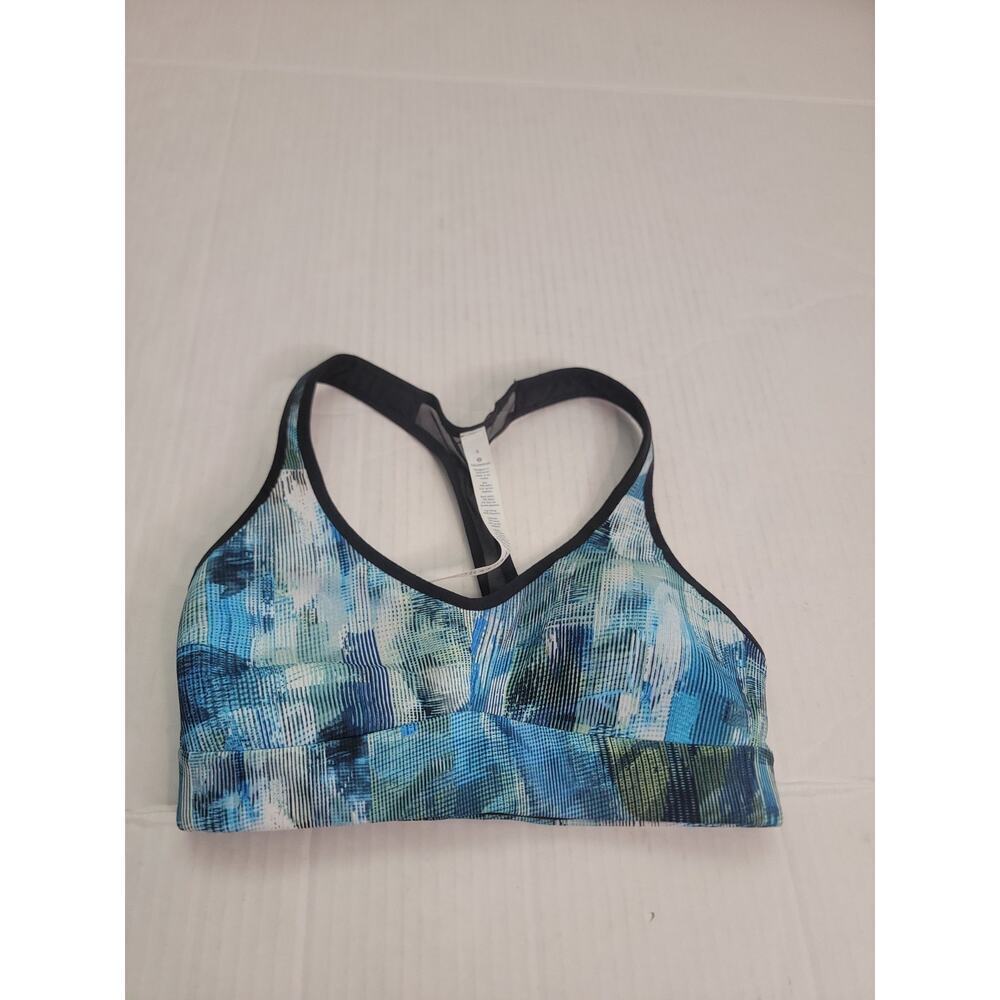Lululemon Speed Up Bra Womens SZ 4 Mesh Racer Back